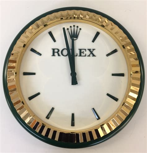 wimbledon rolex wall clock